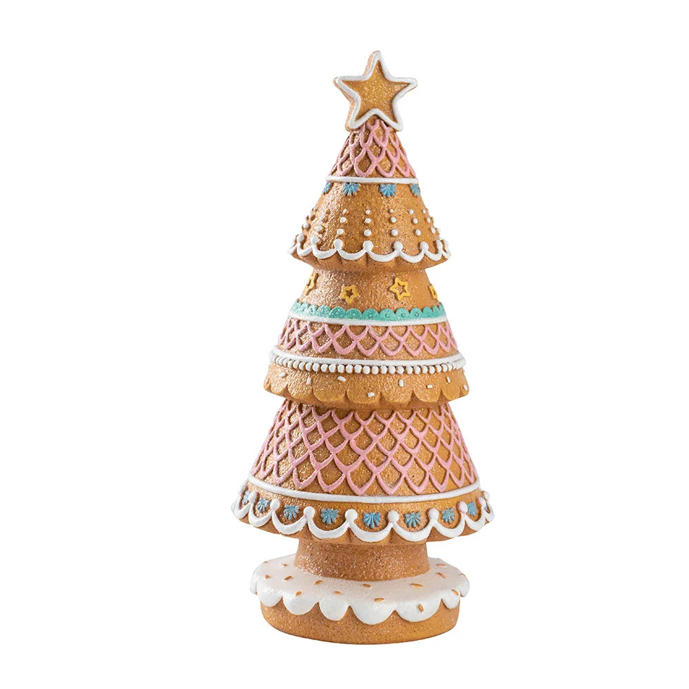 Gingerbread Christmas Tree Table Ornaments Home Living Room Christmas Atmosphere Props Christmas Decorations Oasis Select