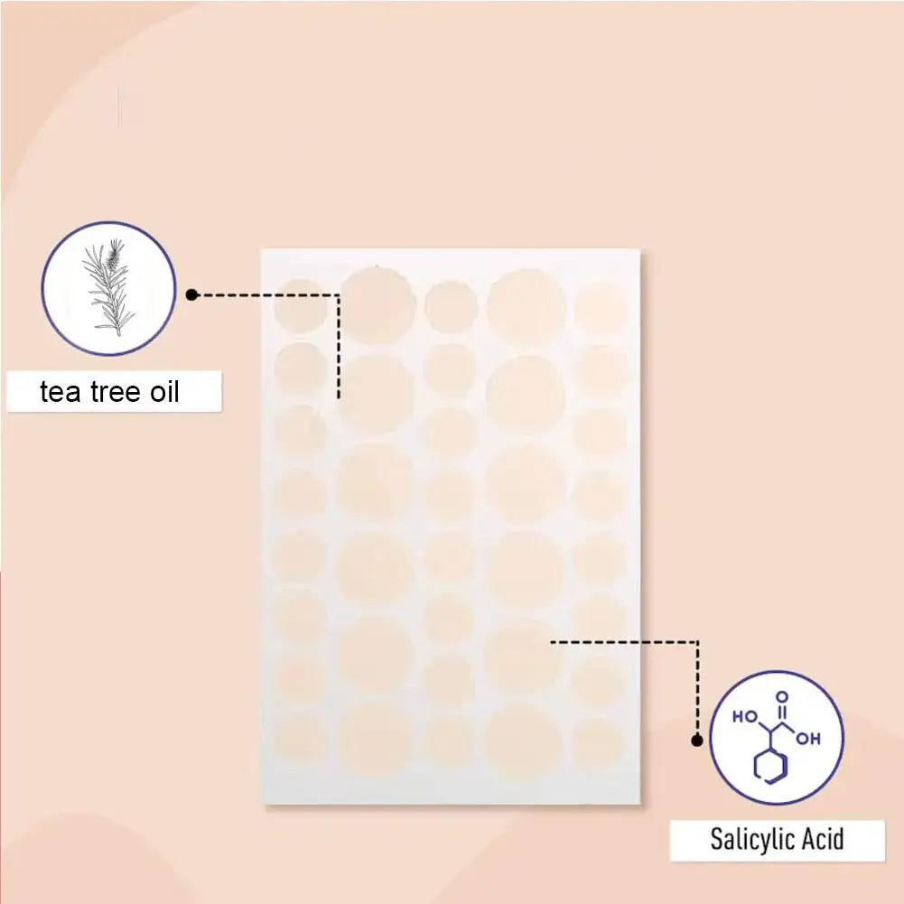 360/720/1080 Counts Invisible Pimple Patch Acne Stickers Skin Care Concealer For Face Spots Acne Pimples, Beauty Makeup Tools Oasis Select
