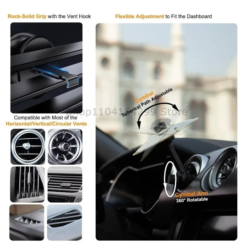 Universal Mini Drums Colliding With Cymbals Vent Decoration For Car Rugged Automotive Interior Accessories Crash Proof Design Oasis Select