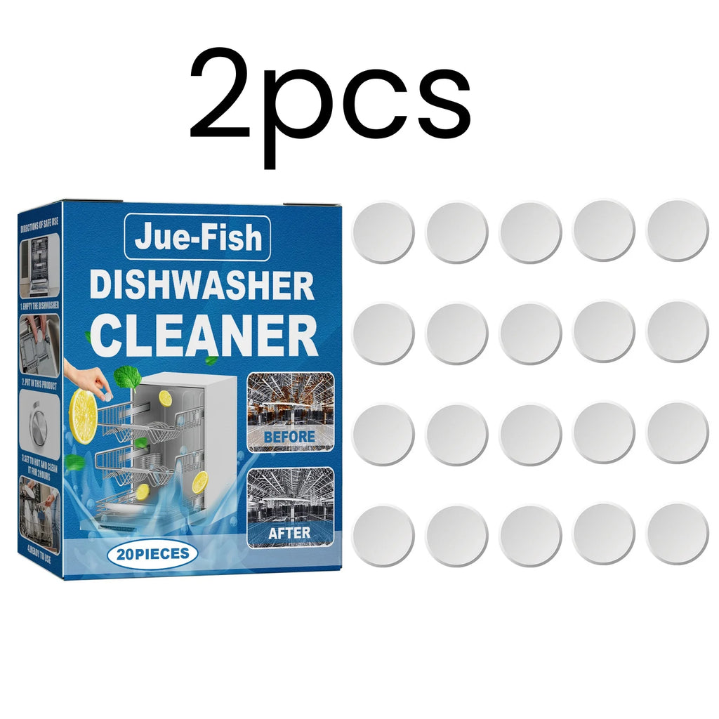Jue Fish Dishwasher Cleaner Tablets – Descale & Deodorize 20pk Dishwasher Cleaner Tablets Oasis Select 2 Boxed