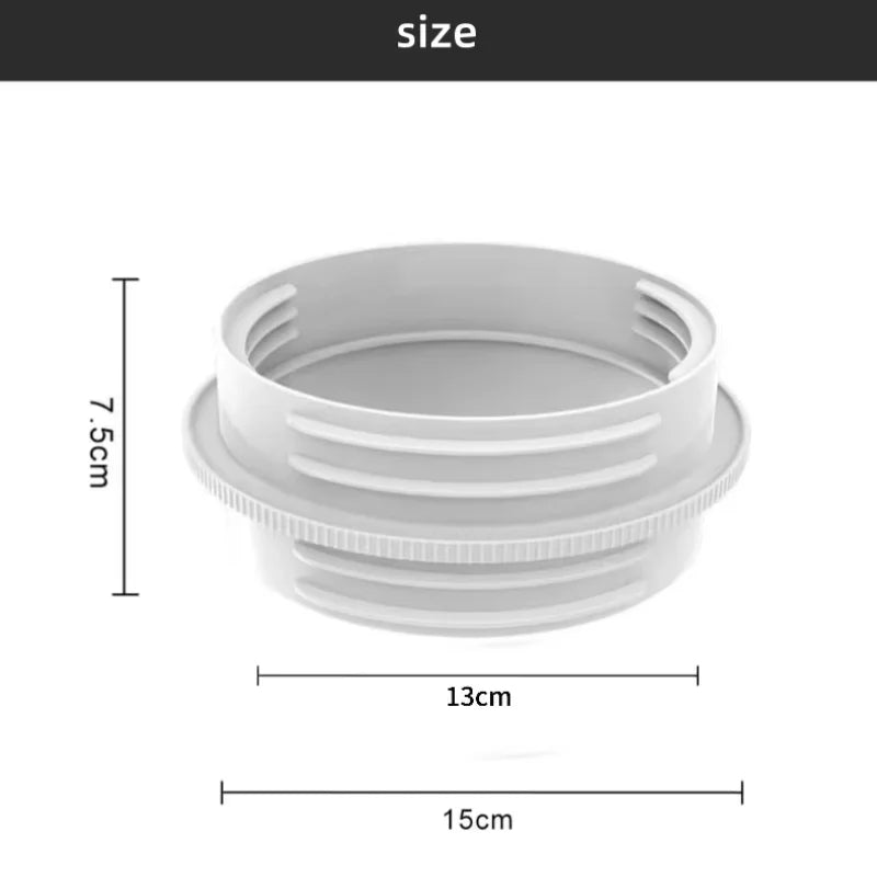 13/15cm Portable AC Exhaust Hose Adapter & Window Vent Connector