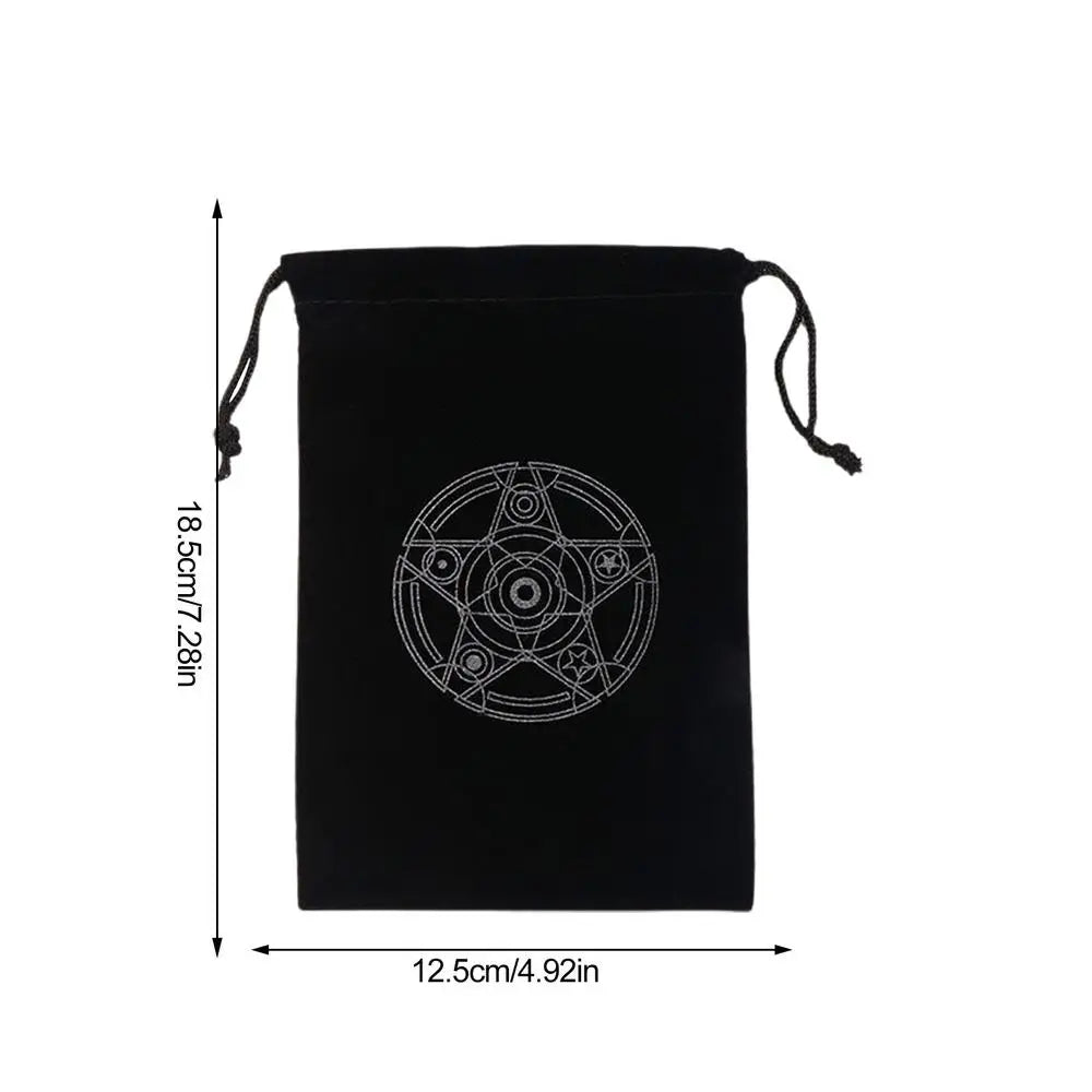 Tarot Card Holder Pouch Tarot Card Storage Special Bag Mysterious Black Magic Themed Tarot Card Holder Tarot Card Bags Gift Bag Oasis Select A