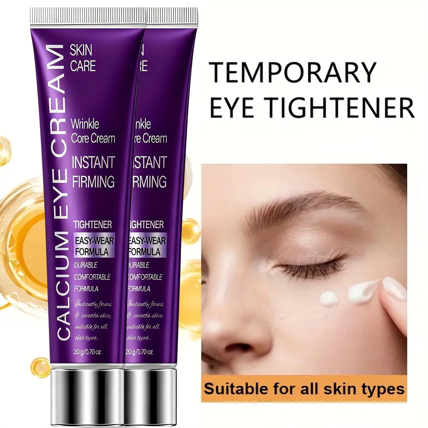 Instant Firming Eye Cream – Calcium & Retinol for All Skin Firming Eye Cream Oasis Select