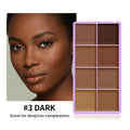 Matte Cream Concealer Palette Long-Lasting Moisturizing Full Coverage Fade Dark Circles Tattoos Cream Concealer Korean Makeup Oasis Select 03
