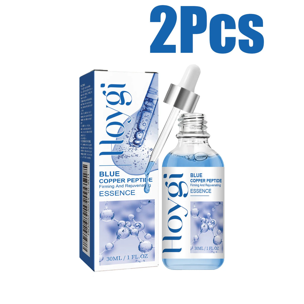 Hoygi Blue Copper Peptide Firming Face Serum 30ml Face Serum Oasis Select 2 x 30ml Boxed