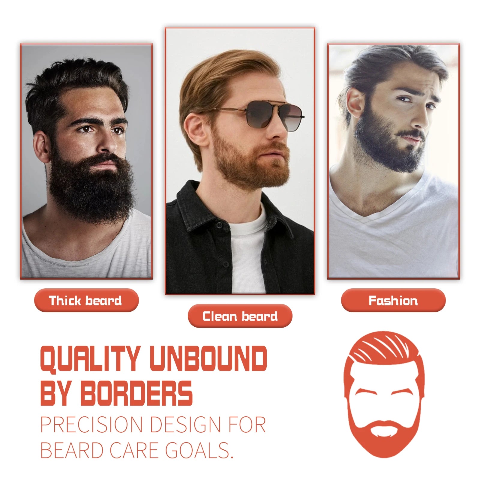Beard Thickening Microneedle Roller – Men's Nourishing Growth Comb Beard Growth Roller Oasis Select