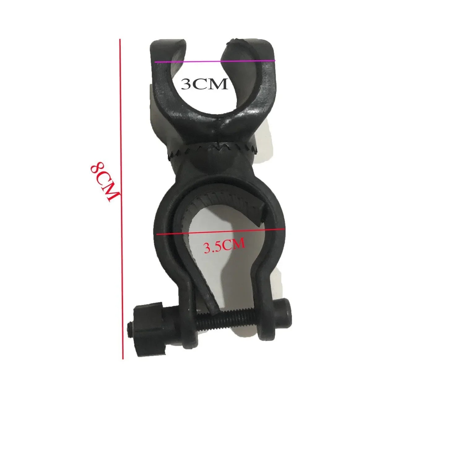 360° Bike Handlebar Flashlight Mount Clamp | 22–35mm Torch