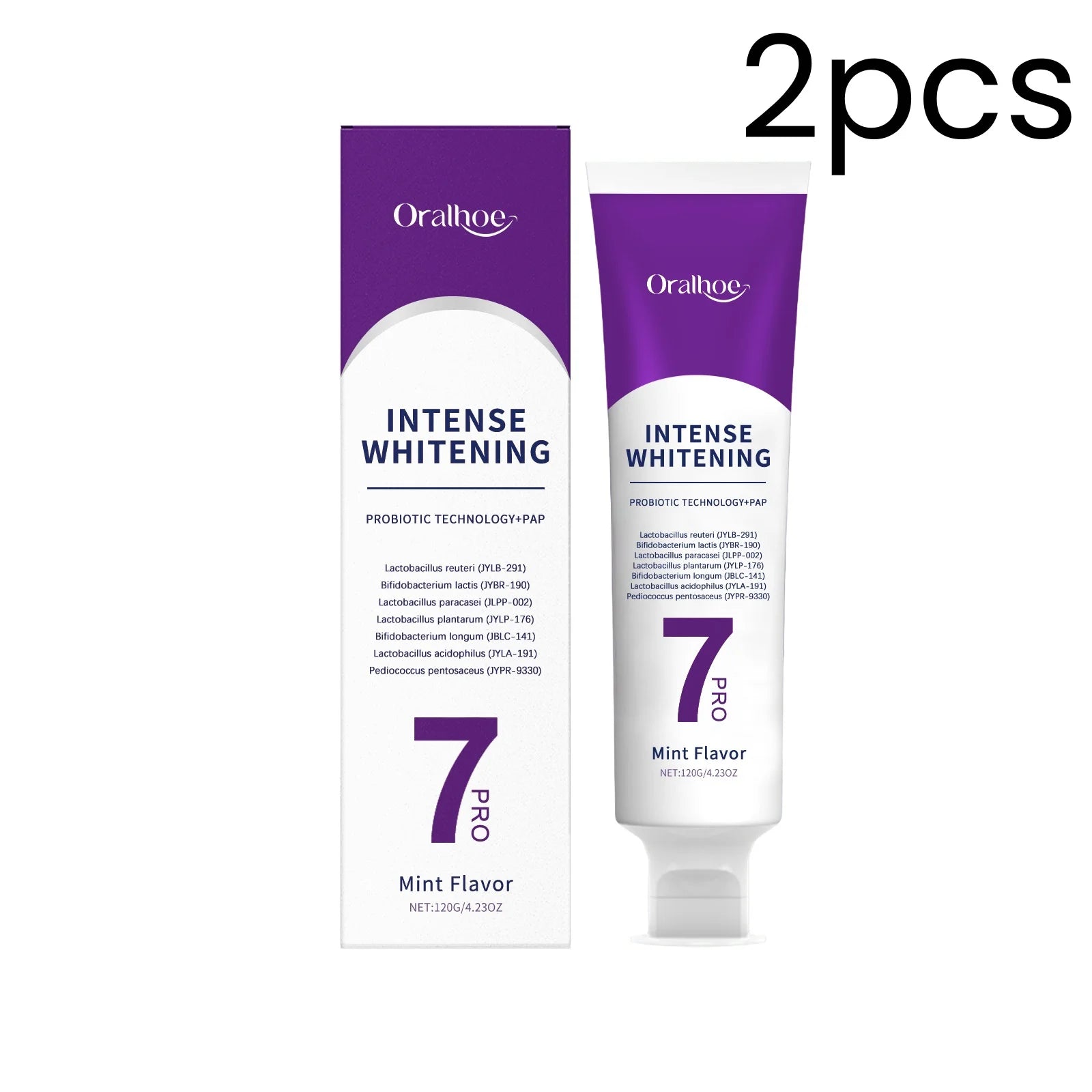 Oralhoe Probiotic Whitening Toothpaste – Deep Clean 120g