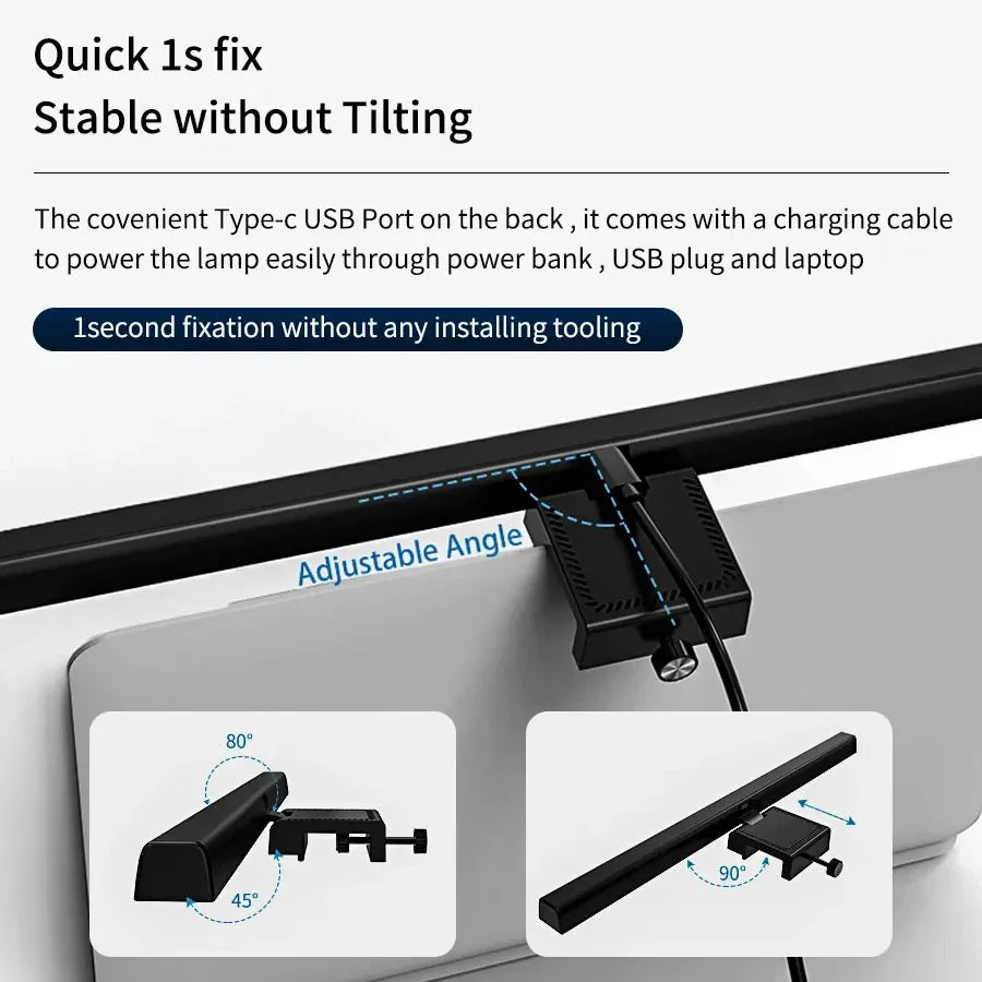 GGBEE USB LED Monitor Light Bar – Dimmable Desk Lamp 33/50CM Monitor Light Bar Oasis Select