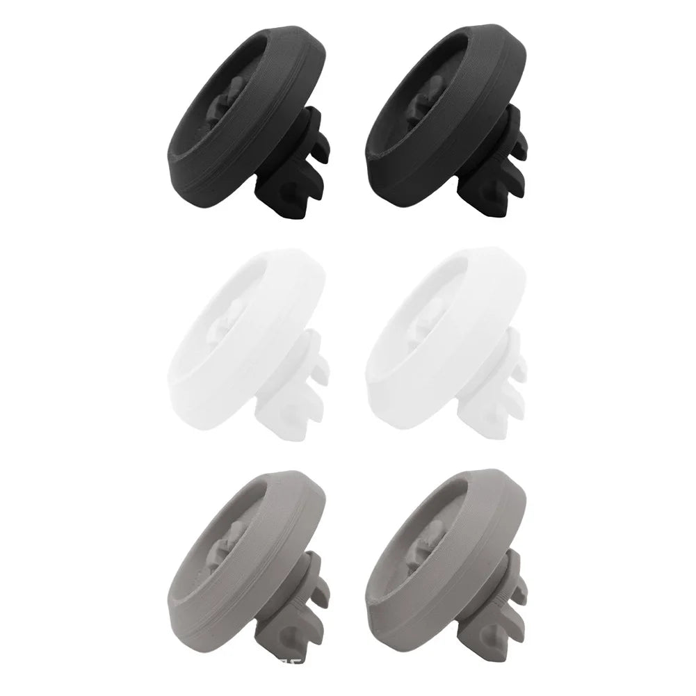 For Miele G Series Compatible Bottom Rack Rollers 2PCS Support Wheels Replacement 3.5x3.5x2.3CM Easy Installation Oasis Select