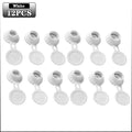 Bottle Emptying Cap Adapter Set Inverted Flip Top Connector in 3 Sizes for Refill Use Shampoo Lotion Cream Travel Containers Oasis Select White-12PCS