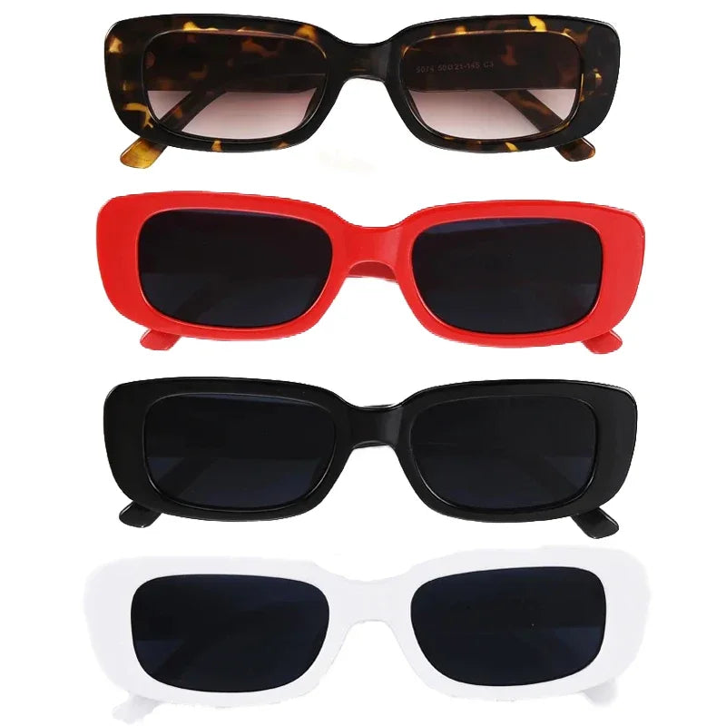 New Small Sunglasses Women Men Trendy Vintage Brand Designer Hip Hop Square Green Sun Glasses Female Eyewear Oasis Select 4 Color