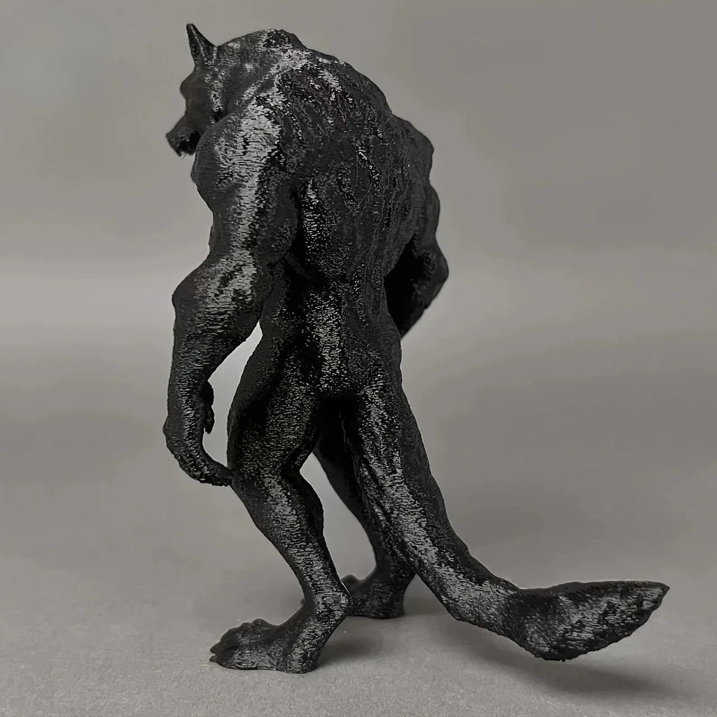 Standing Werewolf Ornaments Realistic Design-home Decoration Werewolf Statue Ornaments Suitable for Christmas Valentine's Day Oasis Select