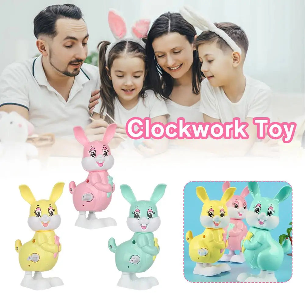 Wind-Up Wiggly for Cat Toy, Interactive Plastic Rabbit Cat Toys, Random Color, Fun Playtime for Cats Best Easter Gift Oasis Select