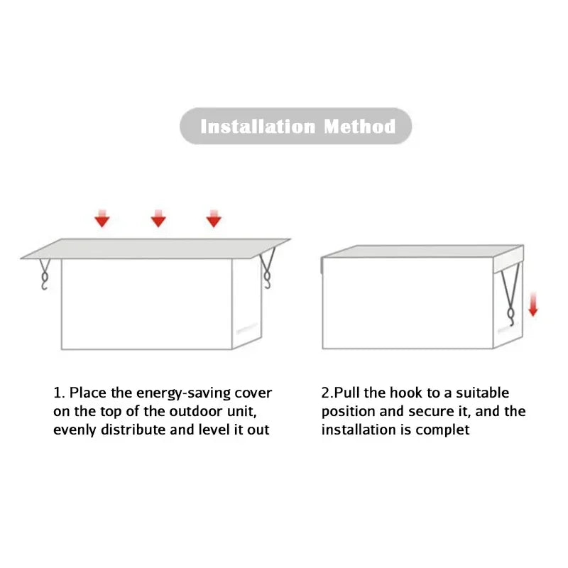 Outdoor AC Cover – Rainproof, Sun & Dust Protection | Energy Saving AC Protective Cover Oasis Select