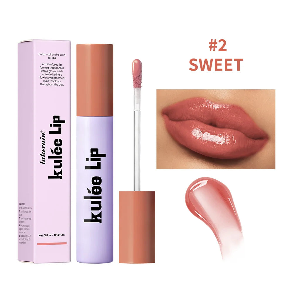 Kulfée 2-in-1 Lip Oil Gloss & Stain | Long-Lasting, Hydrating