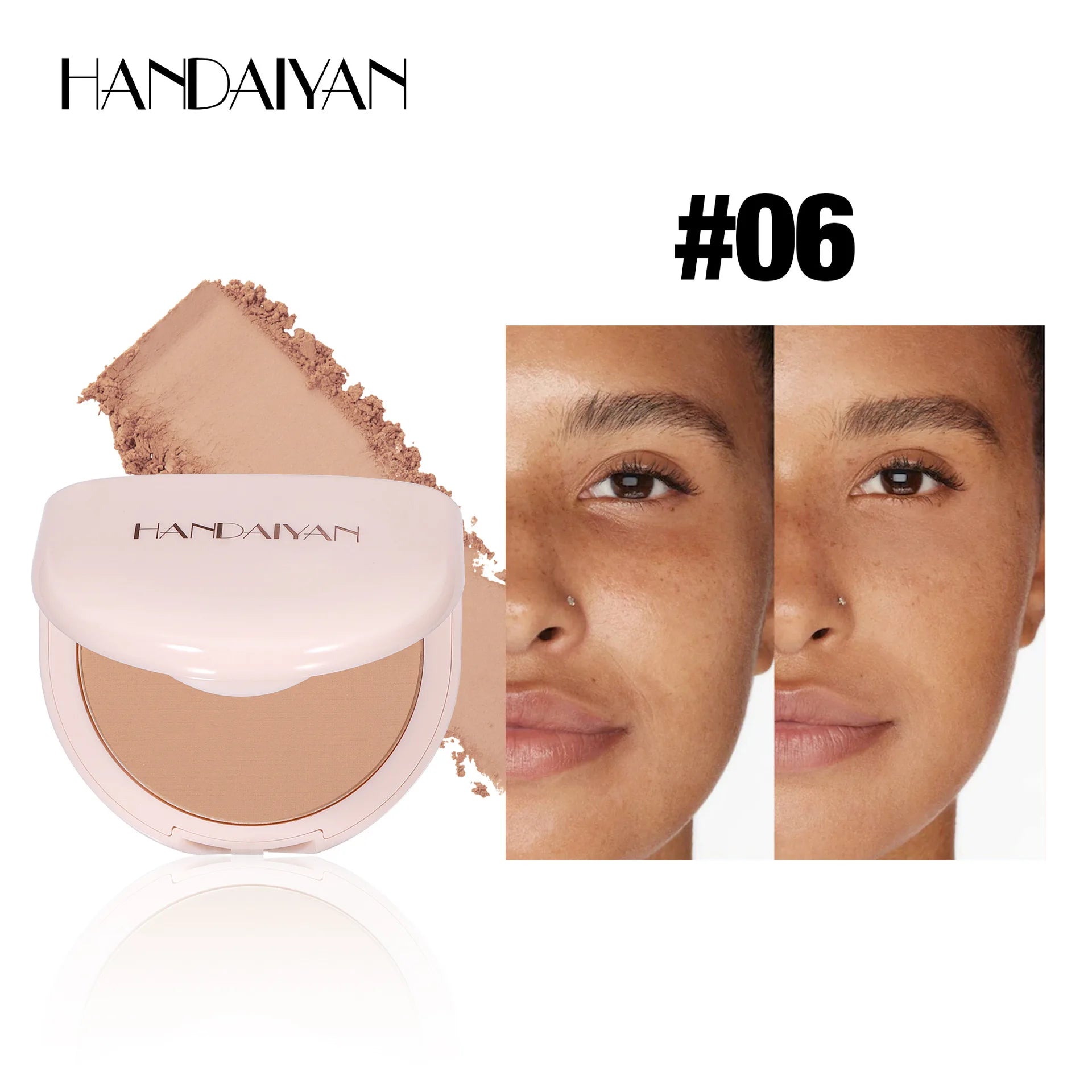 Handaiyan Oil Control Pressed Powder – Matte Waterproof Setting