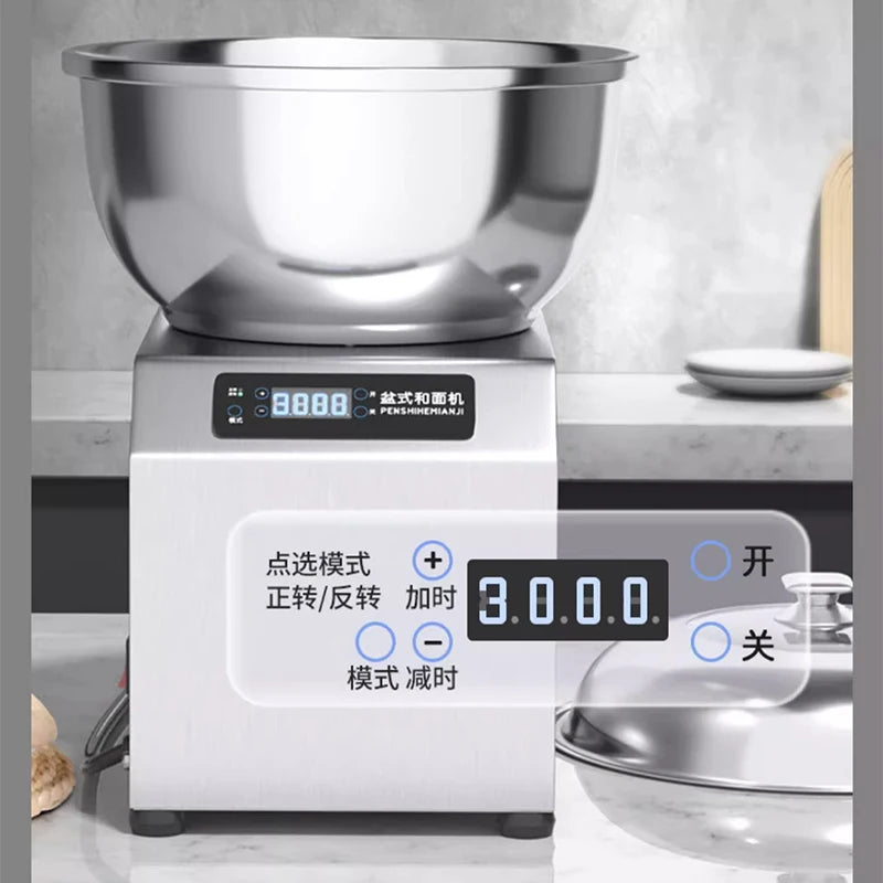 Commercial Dough Mixer Machine 5–8KG | Pizza & Noodle Kneader