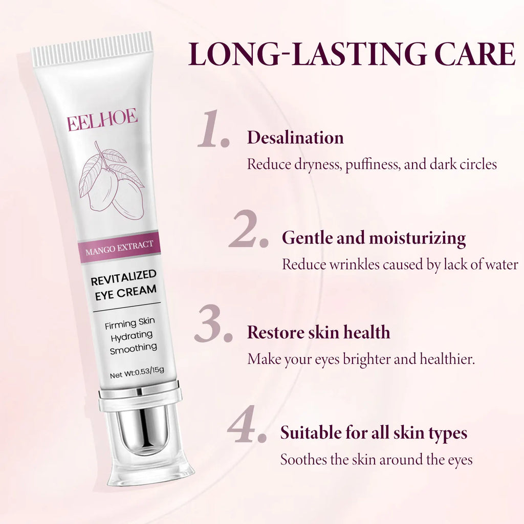 EELHOE Mango Eye Cream – Dark Circles, Puffiness & Wrinkles Anti-Aging Eye Cream Oasis Select