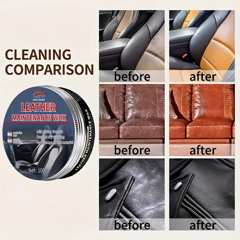 Car Interior Plastic Restorer & Dashboard Coating Wax