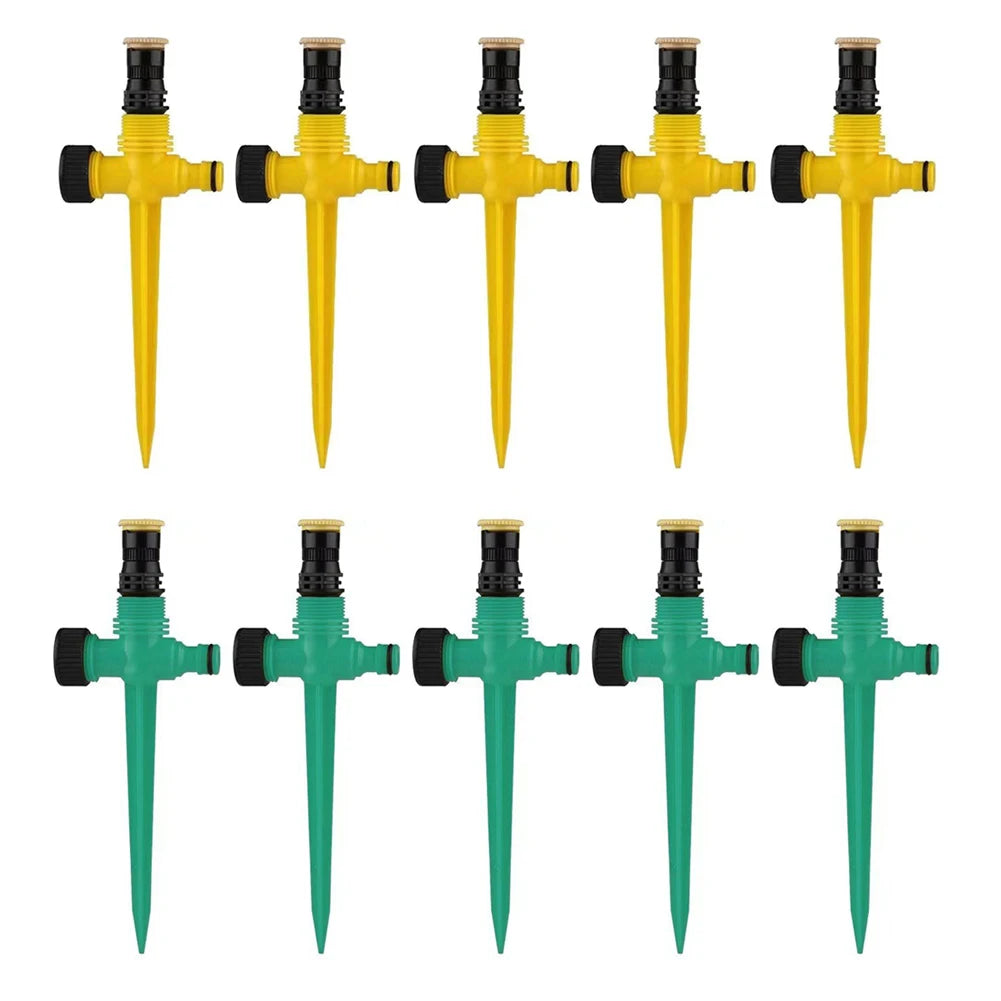 5/10PCS Household Sprinkler Automatic Irrigation Equipment Watering Sprinkler 360 Degree Rotation Corrosion Resistant For Garden Oasis Select