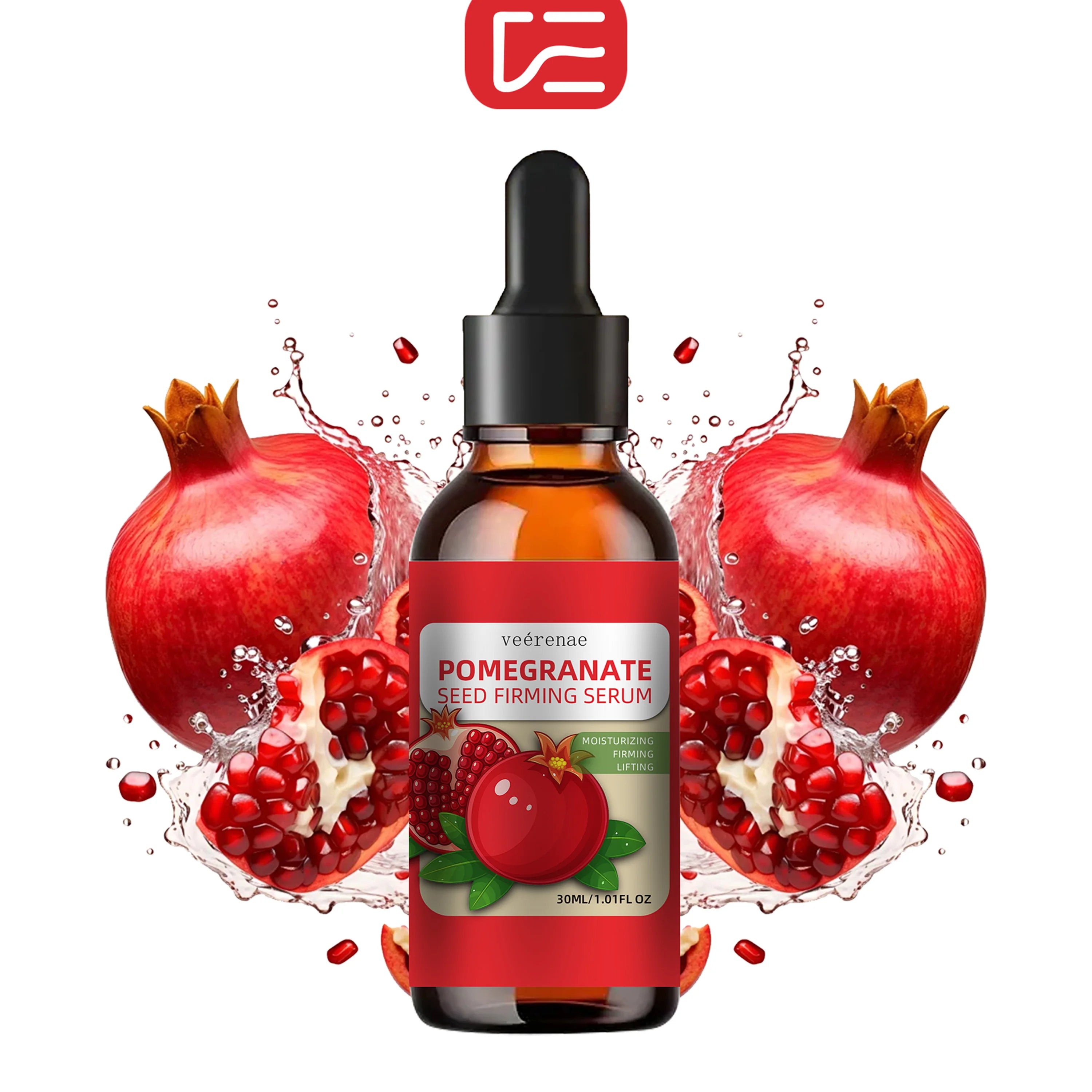 Veérenae Pomegranate Seed Firming Face & Neck Serum
