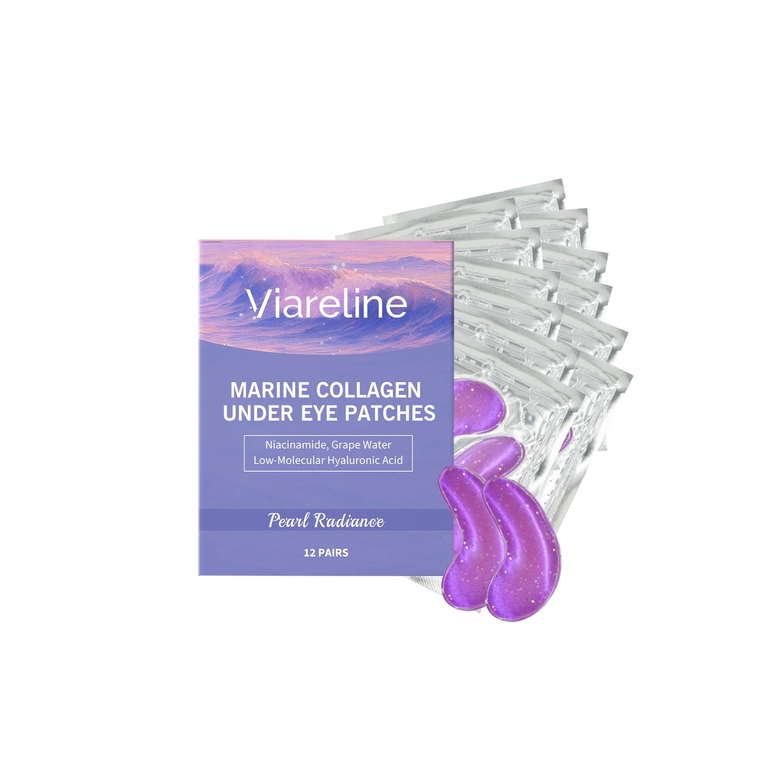 Collagen Eye Mask Remove Bag Lightening Dark Circles Anti Wrinkle Oasis Select 12 pairs