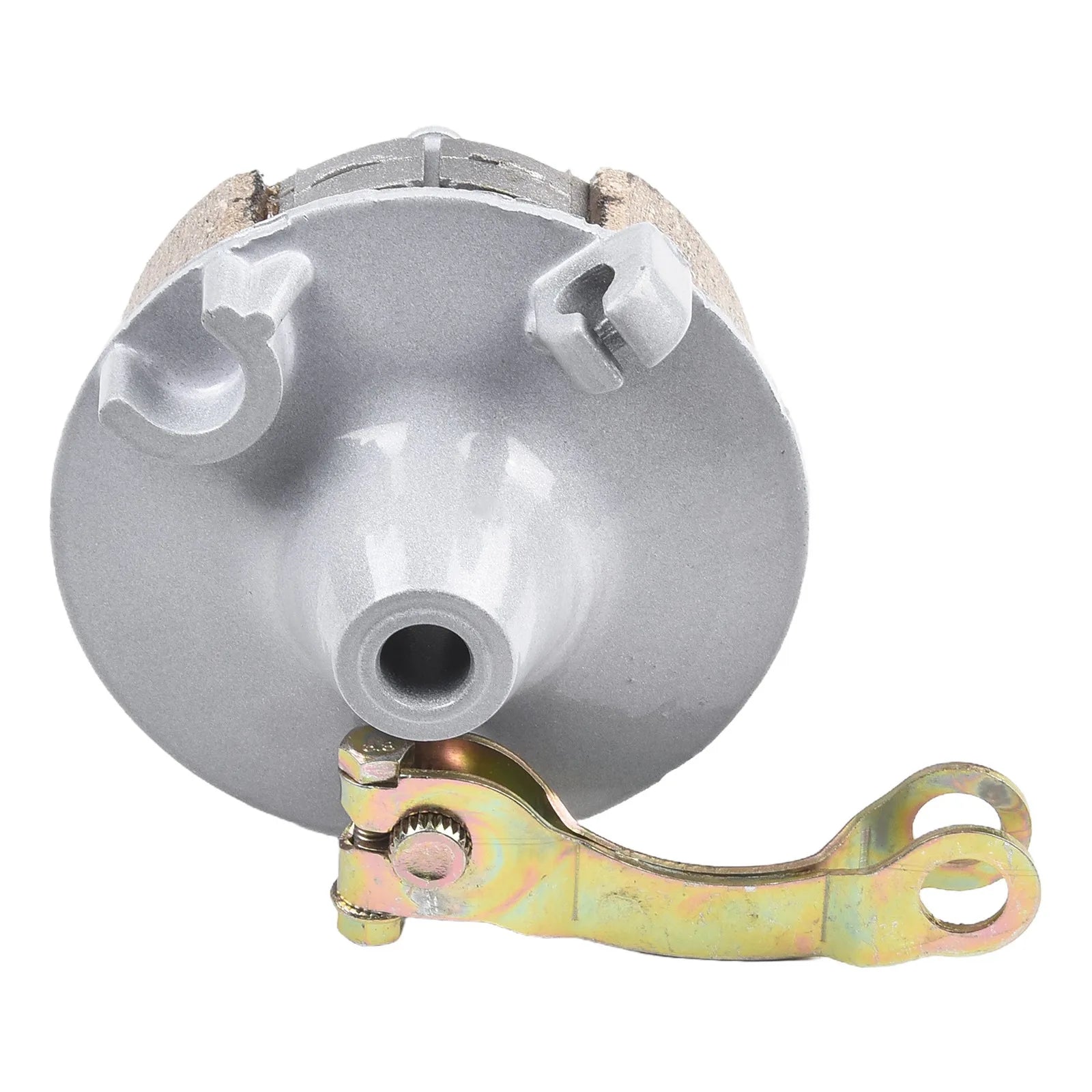 1 Set Electric Bike Front Drum Brake Assembly Aluminum Alloy Cycling Accessories Non-Slip Mute Front Drum Brake Assembly Oasis Select