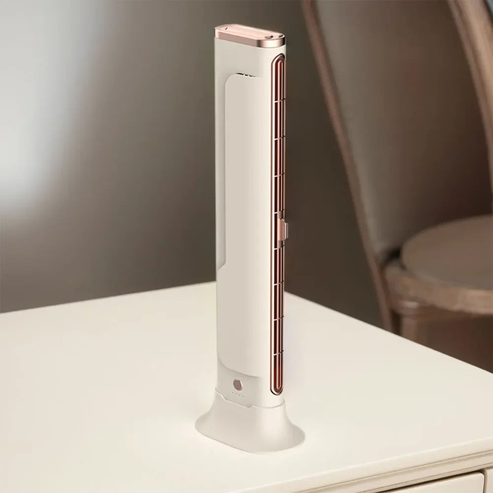 Bladeless USB Tower Fan – Desk & Hanging for Home Office