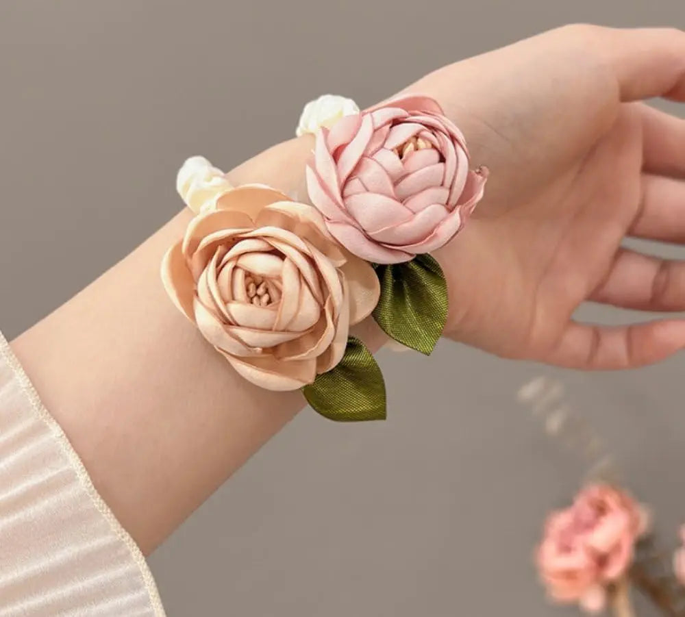 2/3 PCS Flower Hair Scrunchies for Women – Elegant Ponytail Holders for Thick, Curly, Thin & Fine Hair, No-Slip Donut Hair Ties Oasis Select