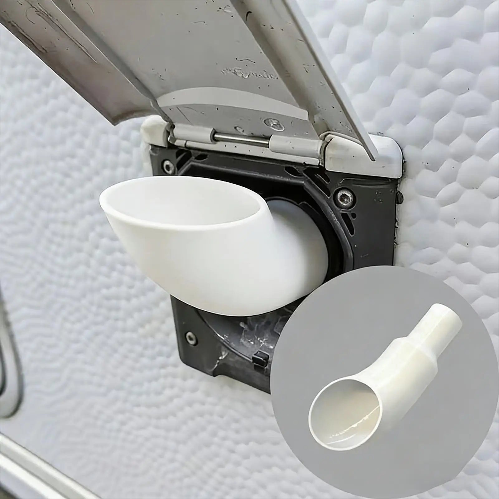 Water Tank Fill Funnel Large Opening Structure Water Fill Hatch Inlet for Trailer for Boat Yacht Trailer RV Terrace Balcony Oasis Select