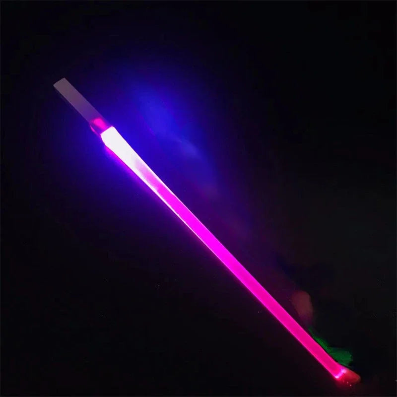 Chop Sabers Lights Up Lightsaber Chopsticks Luminous Chopsticks Night Tableware Multi-Color Chopsticks Oasis Select 1pcs purple