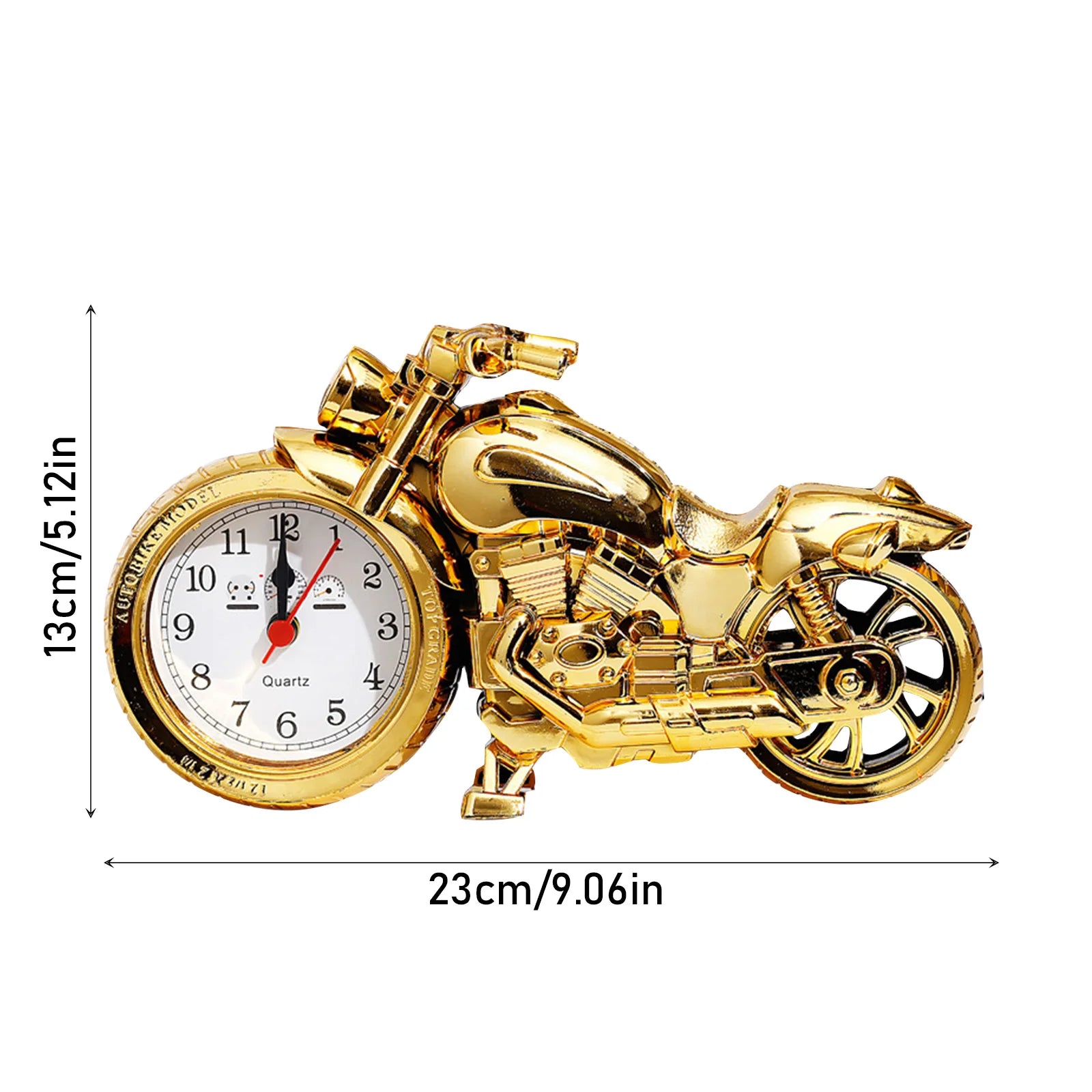 Retro Motorcycle Alarm Clock – Desktop Decor & Novelty Gift Novelty Alarm Clock Oasis Select