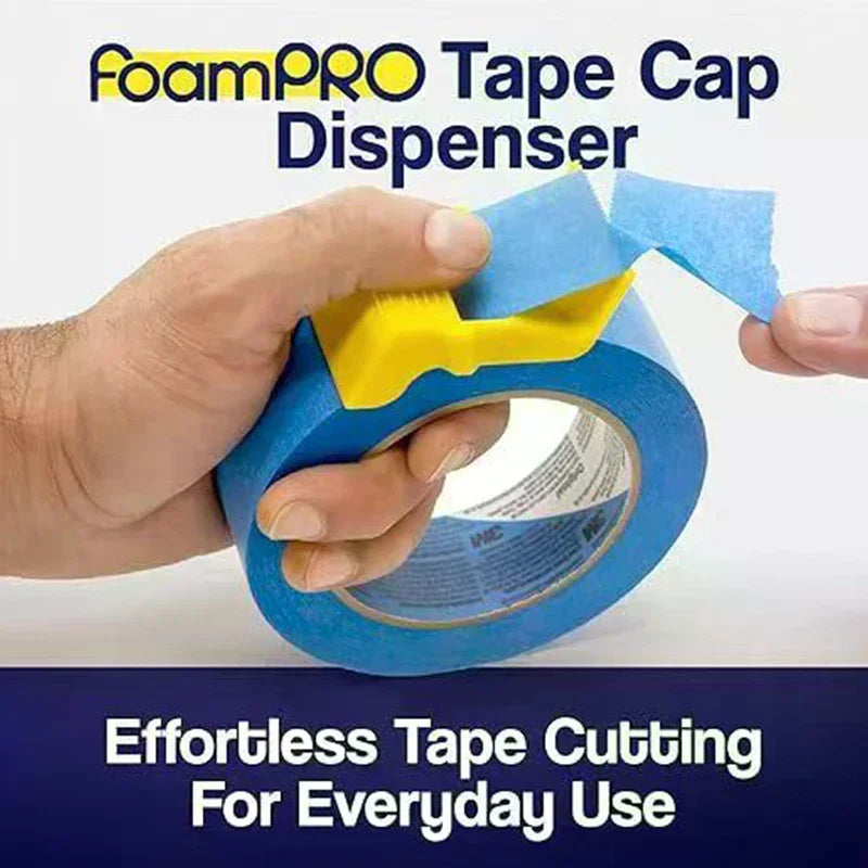 3pc Tape Dispenser With Cutter For Painting Accessories Effortless Tape Cutting Multi Size Packer Divider Work Efficiency Tool Oasis Select