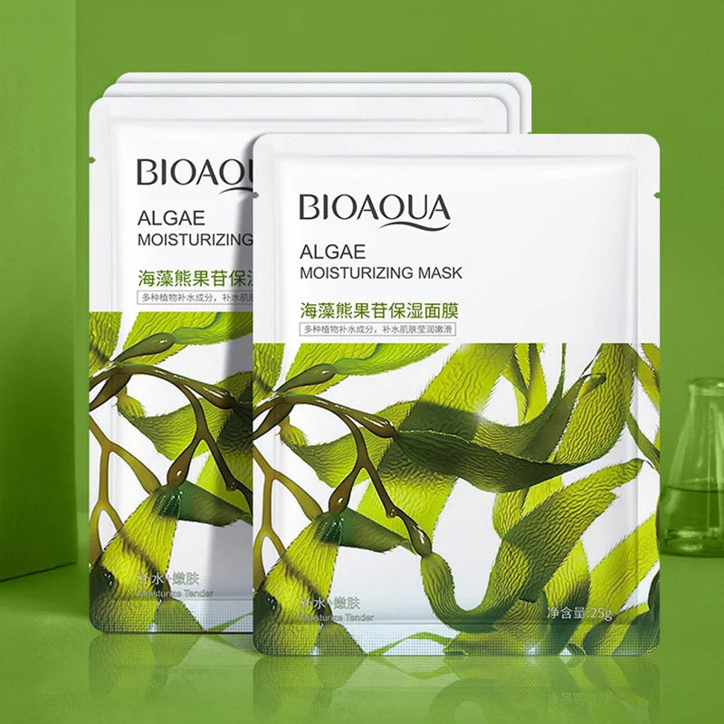 BIOAQUA Fruit Sheet Masks 8pc – Hydrating & Brightening Facial Sheet Mask Oasis Select