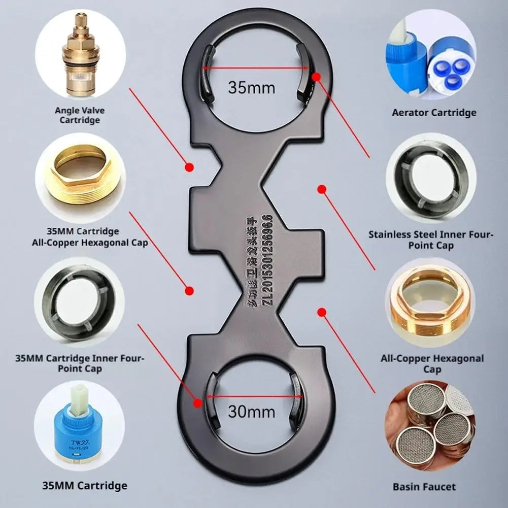 Faucet Spool Wrench – Heavy Duty Carbon Steel Plumbing Tool