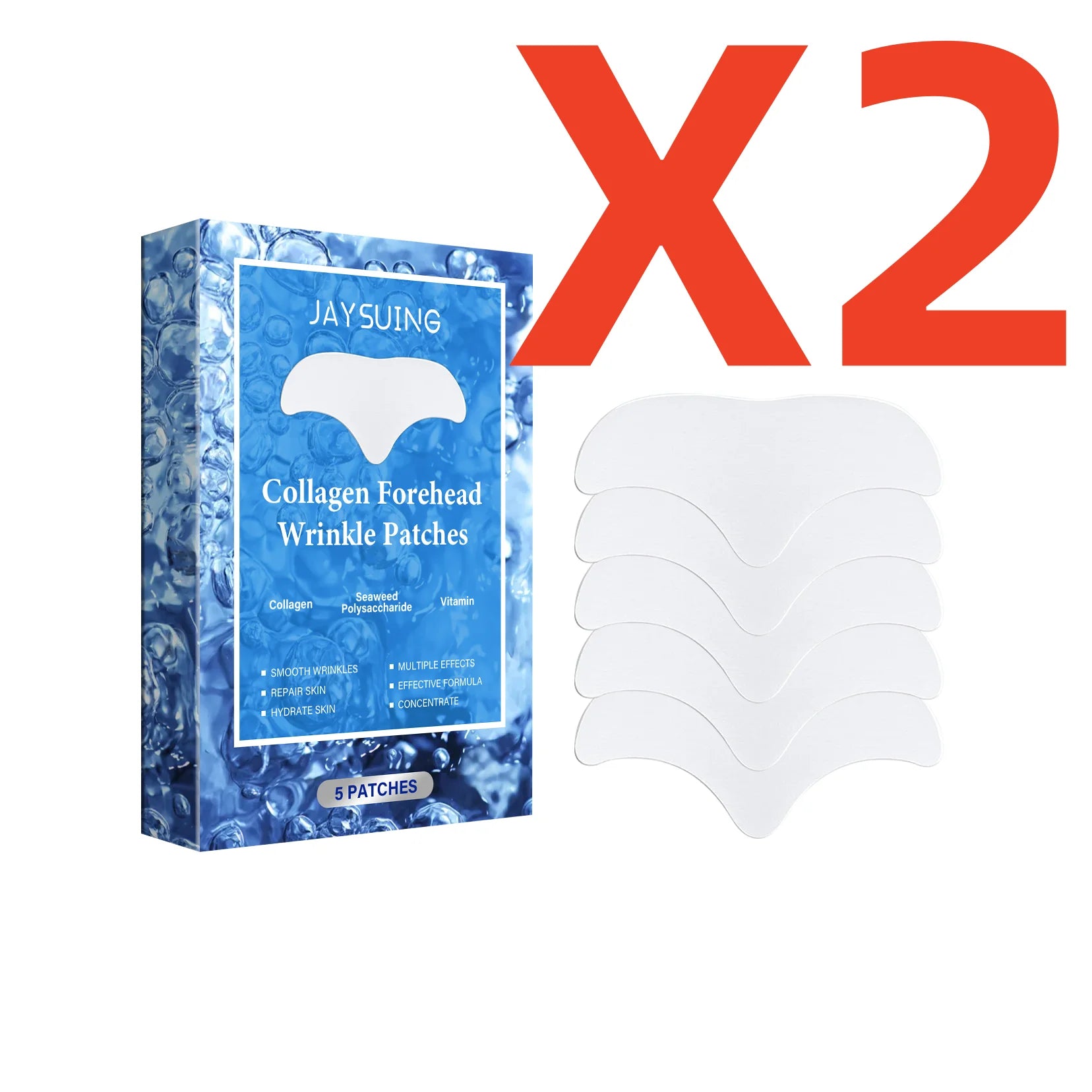 Anti Wrinkle Forehead Patch Frown Lines Remover Deeply Nourishing Firming Lifting Skin Anti-Aging Collagen Forehead Care Sticker Oasis Select 10 patches Boxed