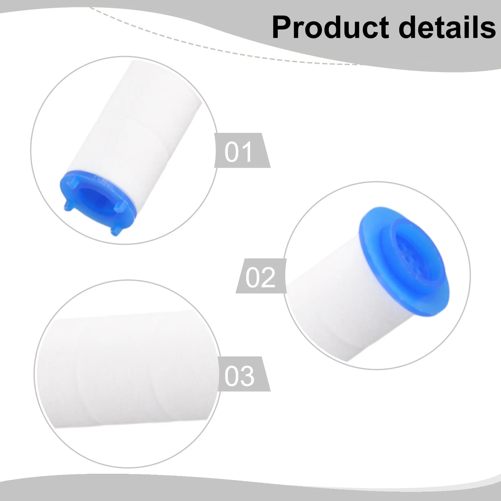 10Pcs Shower Head PP Cotton Shower Filter Replacement Purify Water Shower Water Cleaning Bathroom Accessories Oasis Select