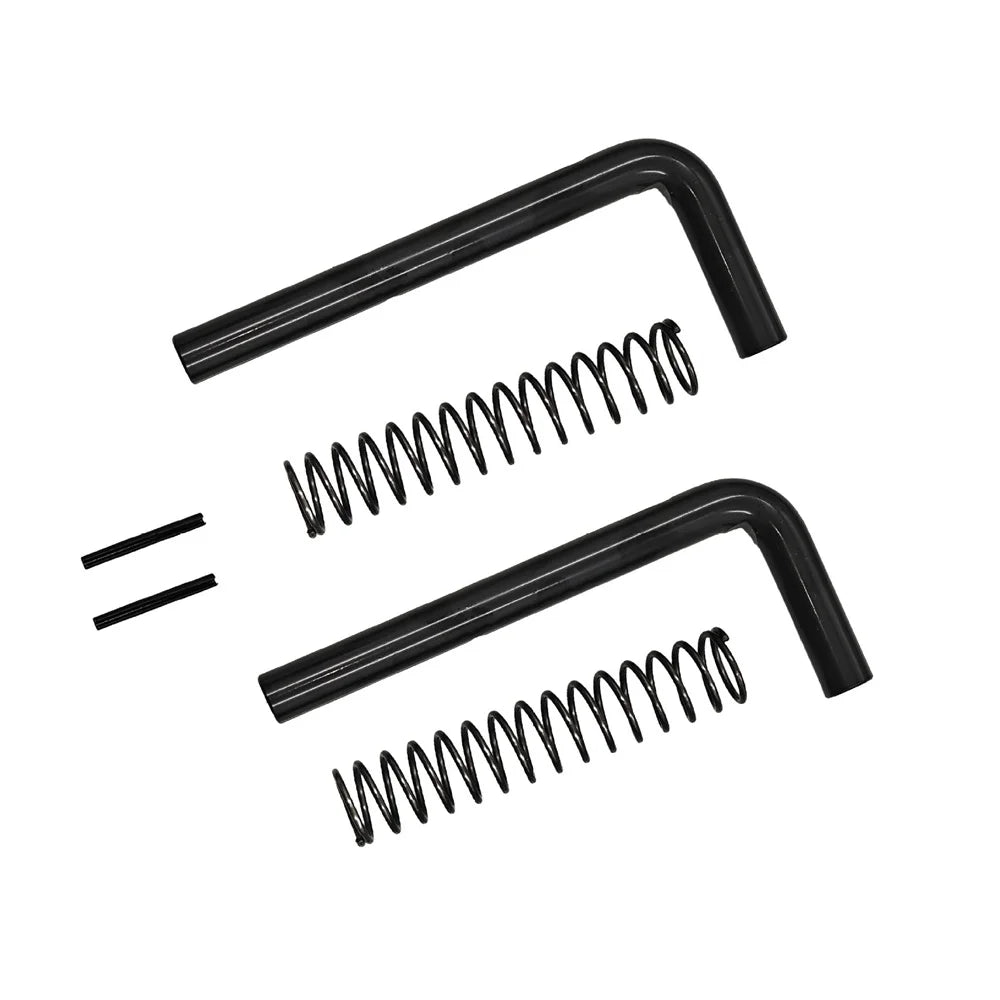 Trailer Gate Spring Compact Spring Repair Kit Door Bolts Kit Black Trailer Kit For Gates Utility Trailer Oasis Select Black
