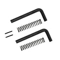 Trailer Gate Spring Compact Spring Repair Kit Door Bolts Kit Black Trailer Kit For Gates Utility Trailer Oasis Select Black