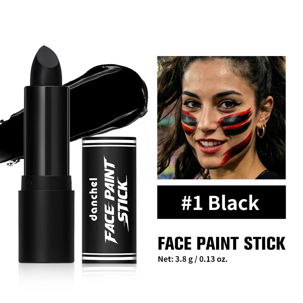 Face & Body Paint Stick – Non-Toxic Waterproof SFX Makeup Face & Body Paint Oasis Select 1Black