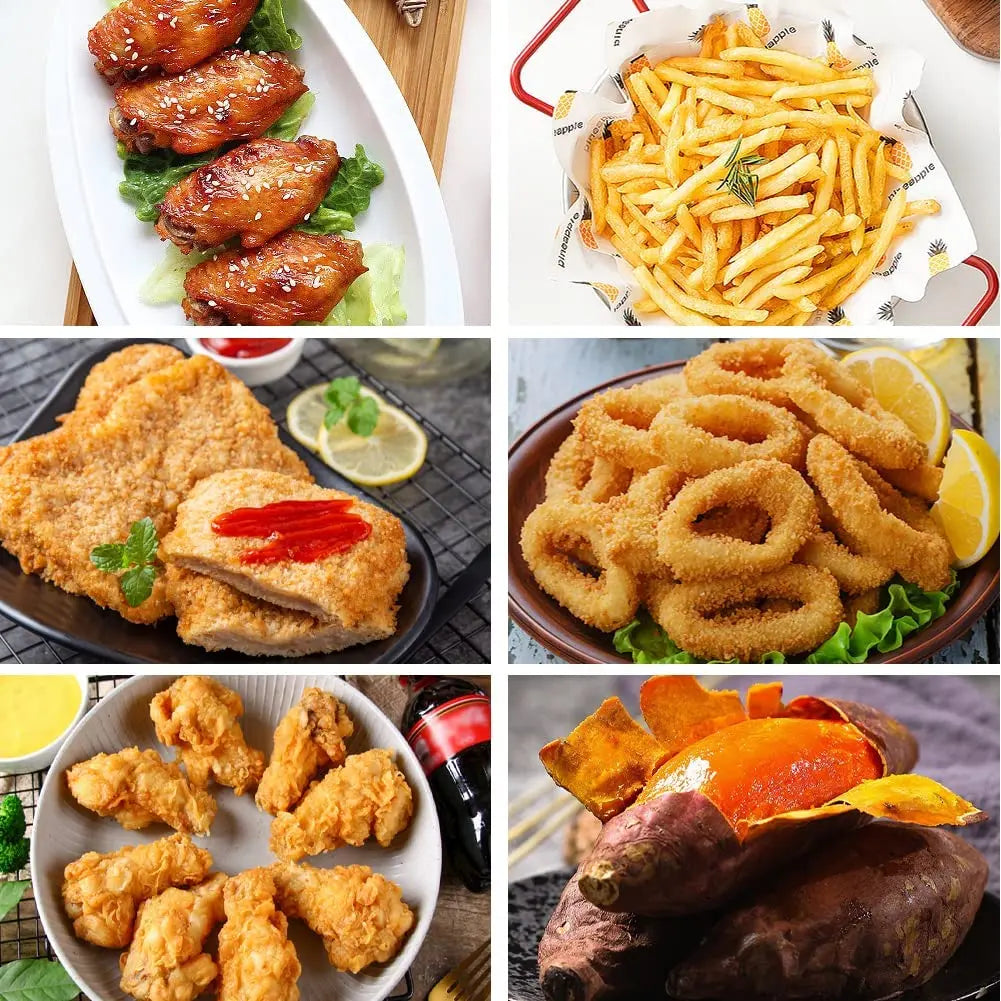 3-layers Air Fryer Rack Stainless Steel Stackable Grid Grilling Drying Steam For Air Fryer Basket Tray Air Fryer Accessories Oasis Select