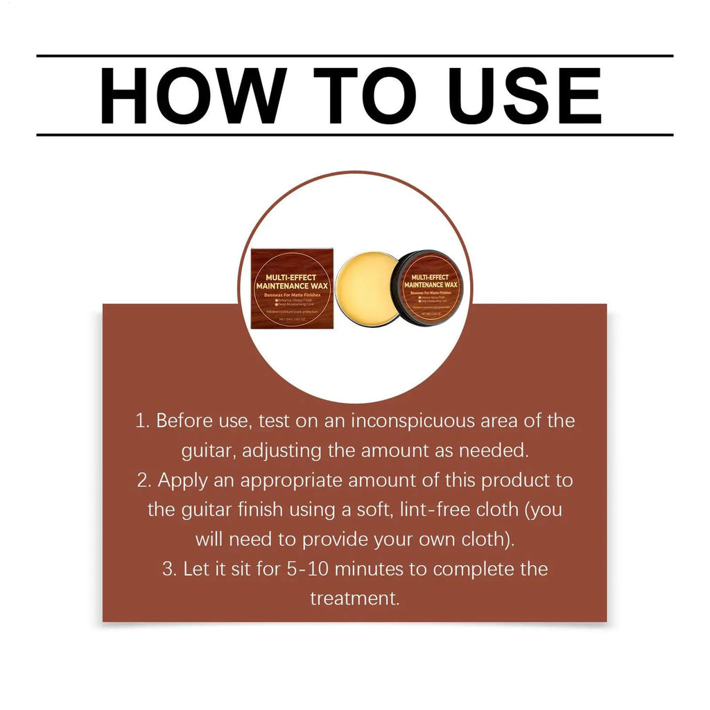 Guitar Polishing Wax For Violin Electric Guitar Wooden Instrument Maintenance Crack Prevention Protective Oil Anti-mold Cleaning Oasis Select