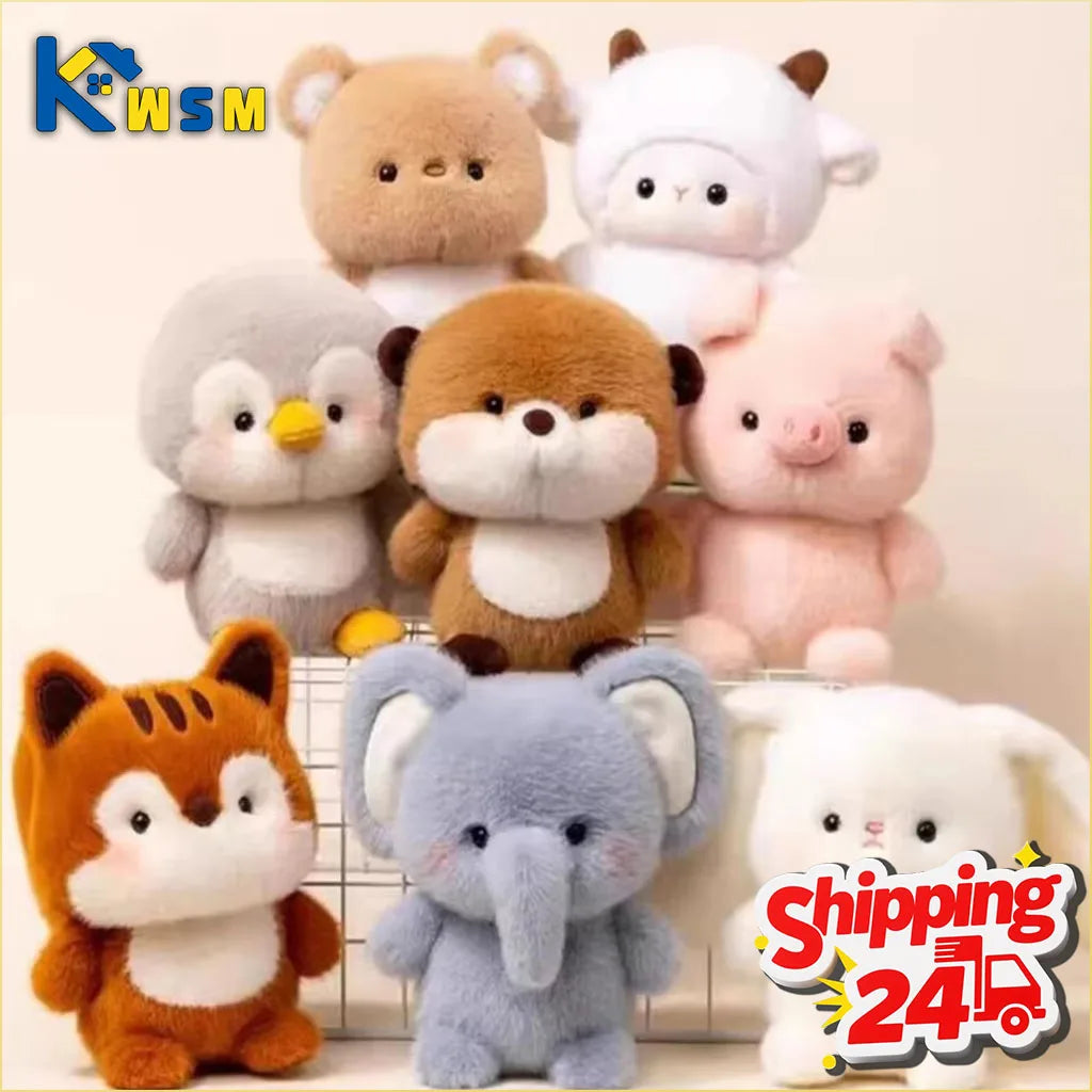 1-5PCS Desk Companion Plush Doll Cute Stuffed Animal for Table Decor Study Buddy Birthday Gift Room Ornament Kawaii Oasis Select