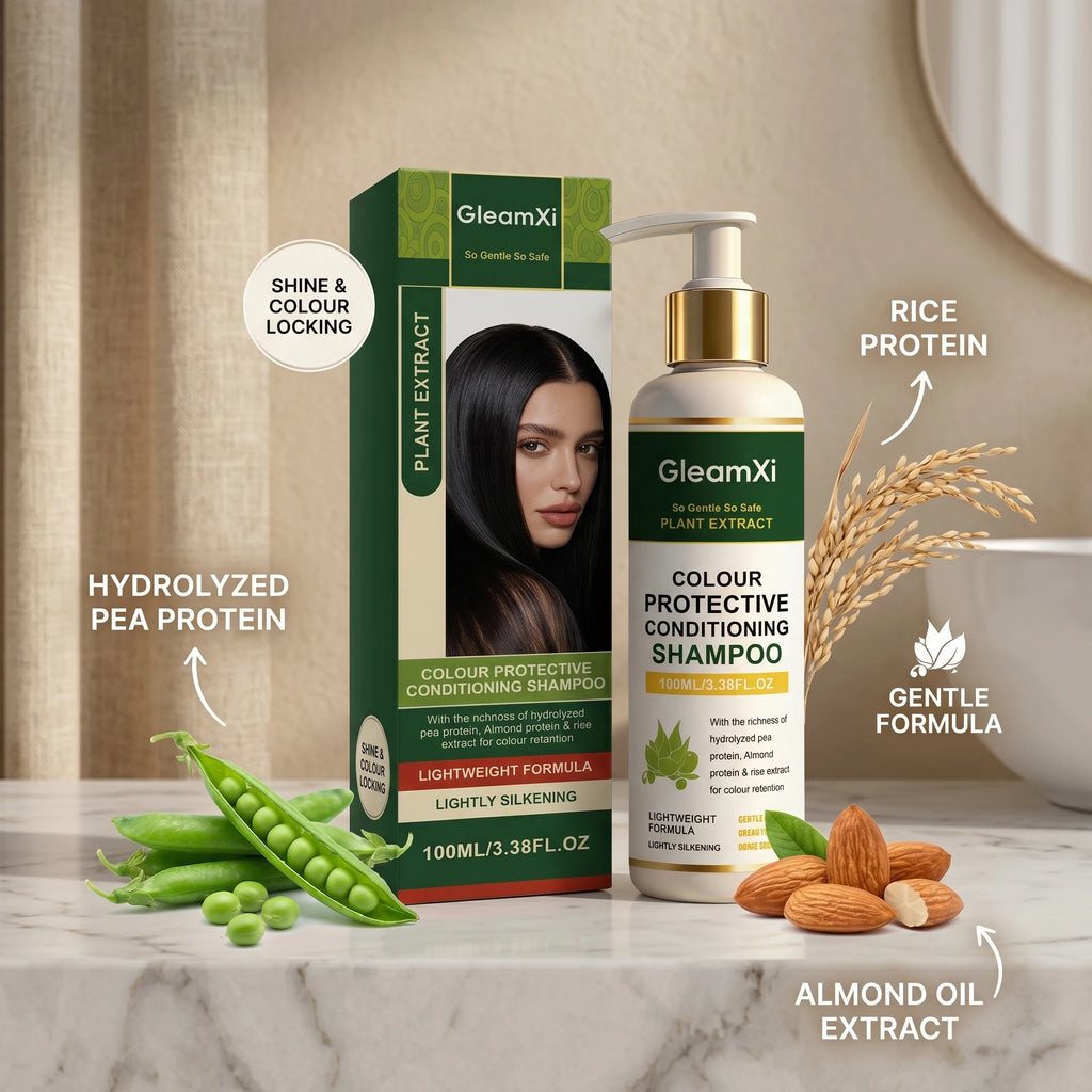Colour Protective Conditioning Shampoo Lock Color Reduce Color Loss Adds Softness and Shine Long Lasting Non-irritating Care Oasis Select