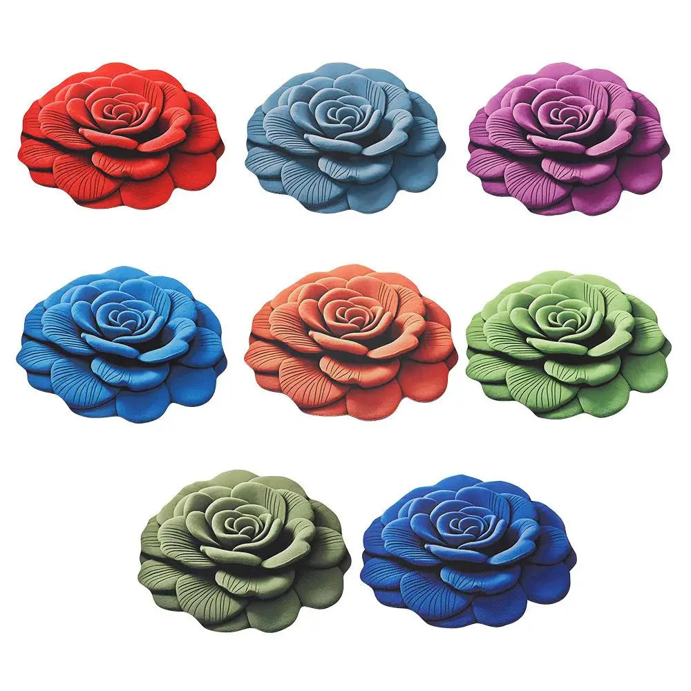 Peony Flower Shaped Non-Slip Floor Mat | Soft Absorbent Rug
