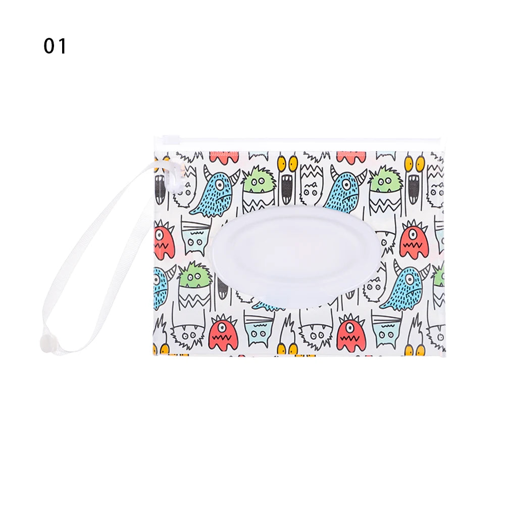 1PC Fashion Reusable EVA Cleaning Wipes Case Wipes Container Baby Wet Wipes Box Wet Wipes Bag Oasis Select 1