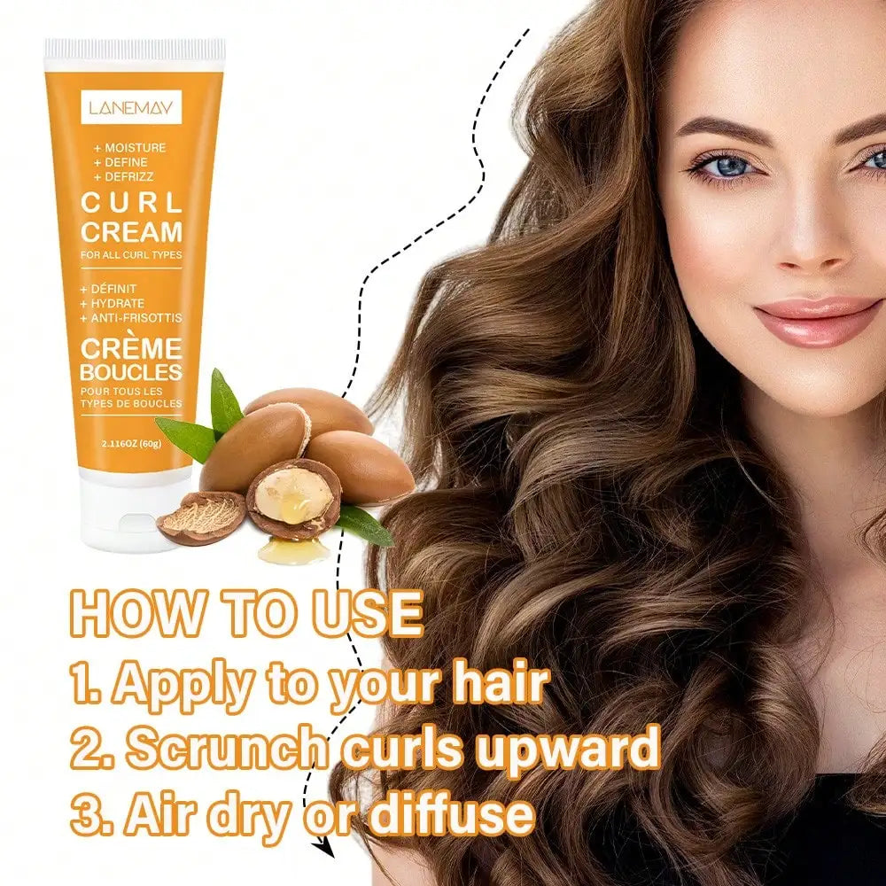 Curl Cream Leave-In Treatment – Defines & Moisturizes All Curls Curl Defining Cream Oasis Select