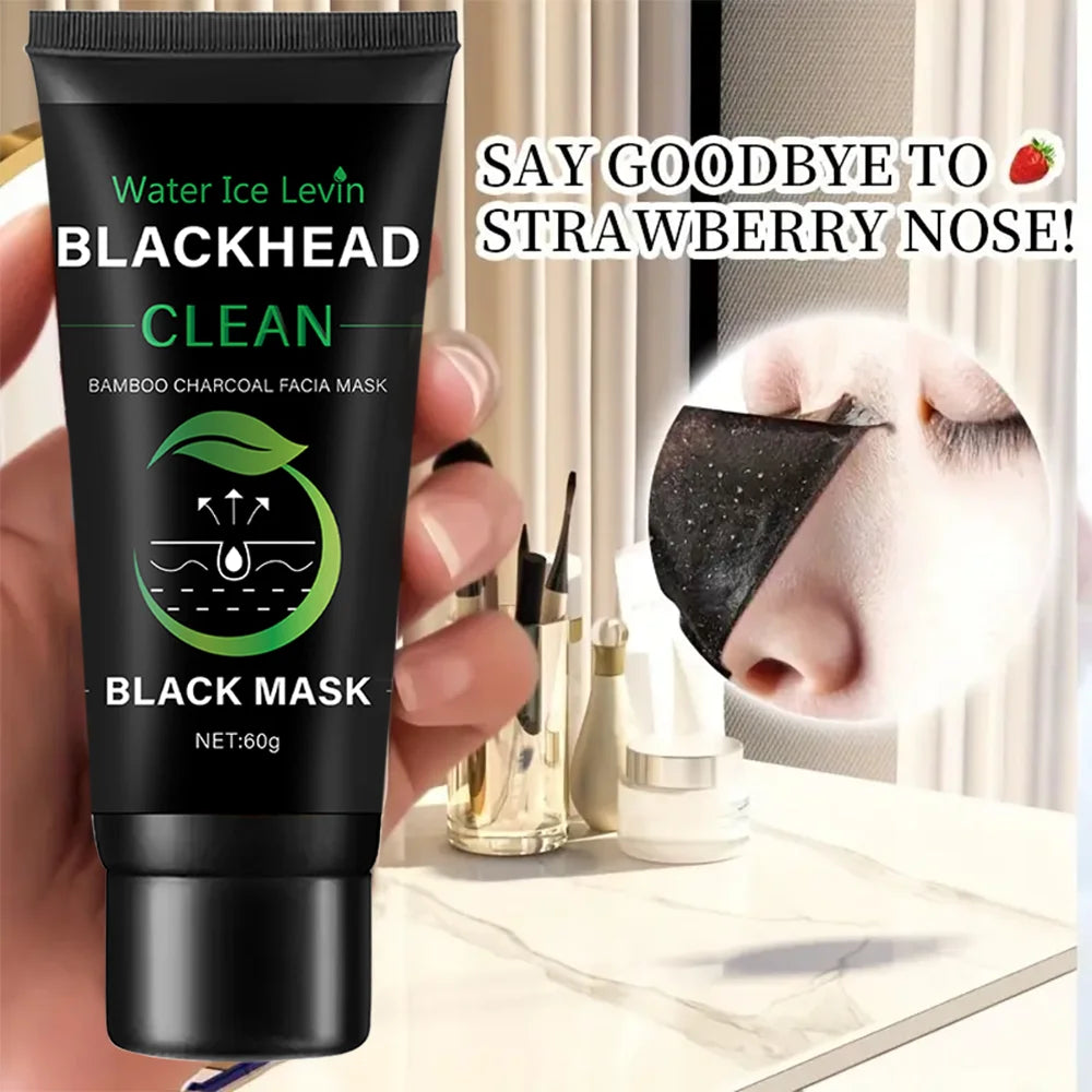 Bamboo Charcoal Fiber Mask Blackhead Removal Deep Mask Deep Cleansing Cleansing Exfoliating Mask Treatment Black Mask Oasis Select