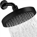 6-Inch Round Electroplated Shower Head with Extension Arm